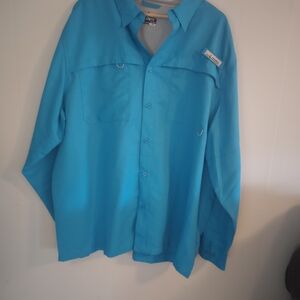 Men's Habit Vented Fishing Shirt Sun Protection Size 2XL